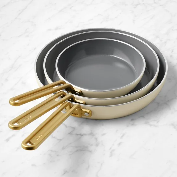 GreenPan™ Stanley Tucci™ Ceramic Nonstick Fry Pans, Set of 3