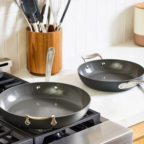 All-Clad HA1 Expert Ceramic Nonstick Fry Pan, Set of 2
